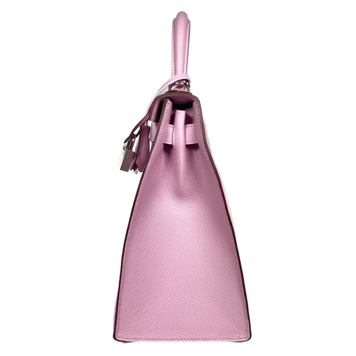 Hermes Kelly Sellier 28 Mauve Sylvestre Epsom Palladium Hardware