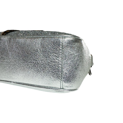 Golden Goose Silver Logo Star Crossbody Bag