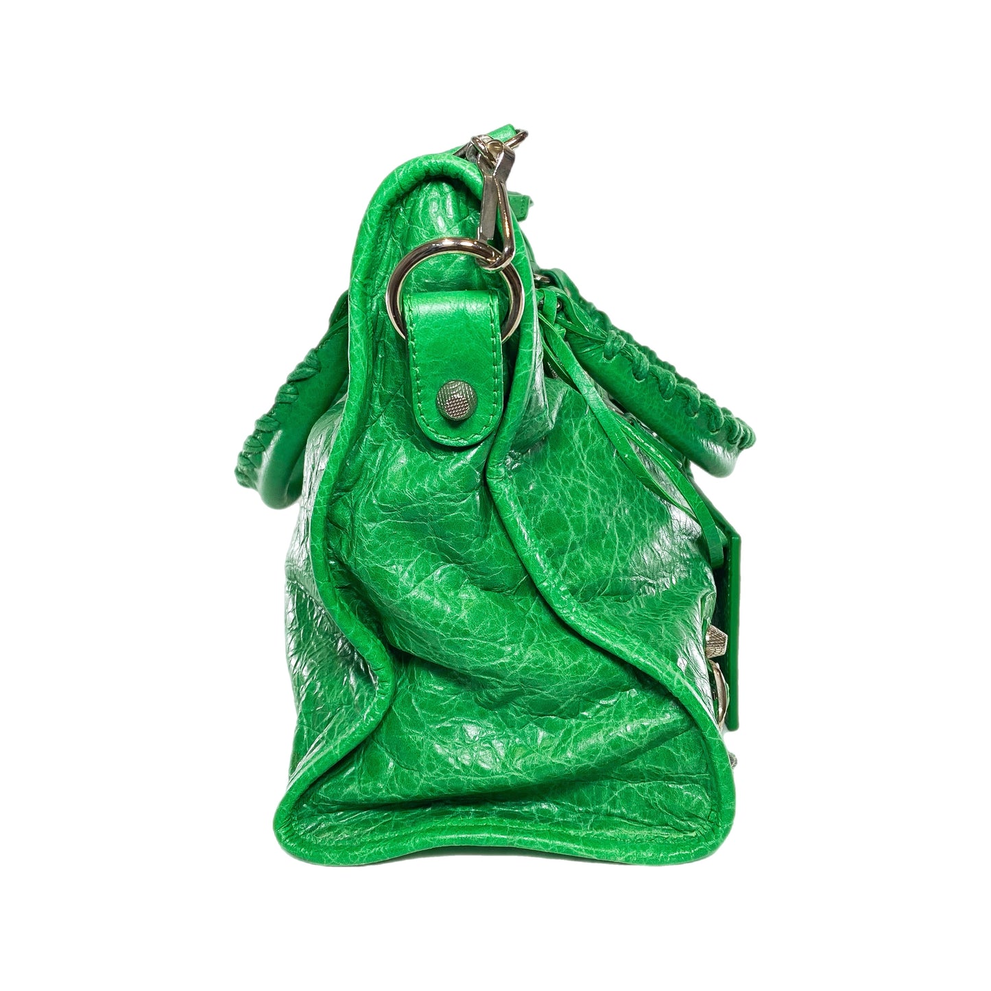 Balenciaga Vert Poker Motorcycle City Bag