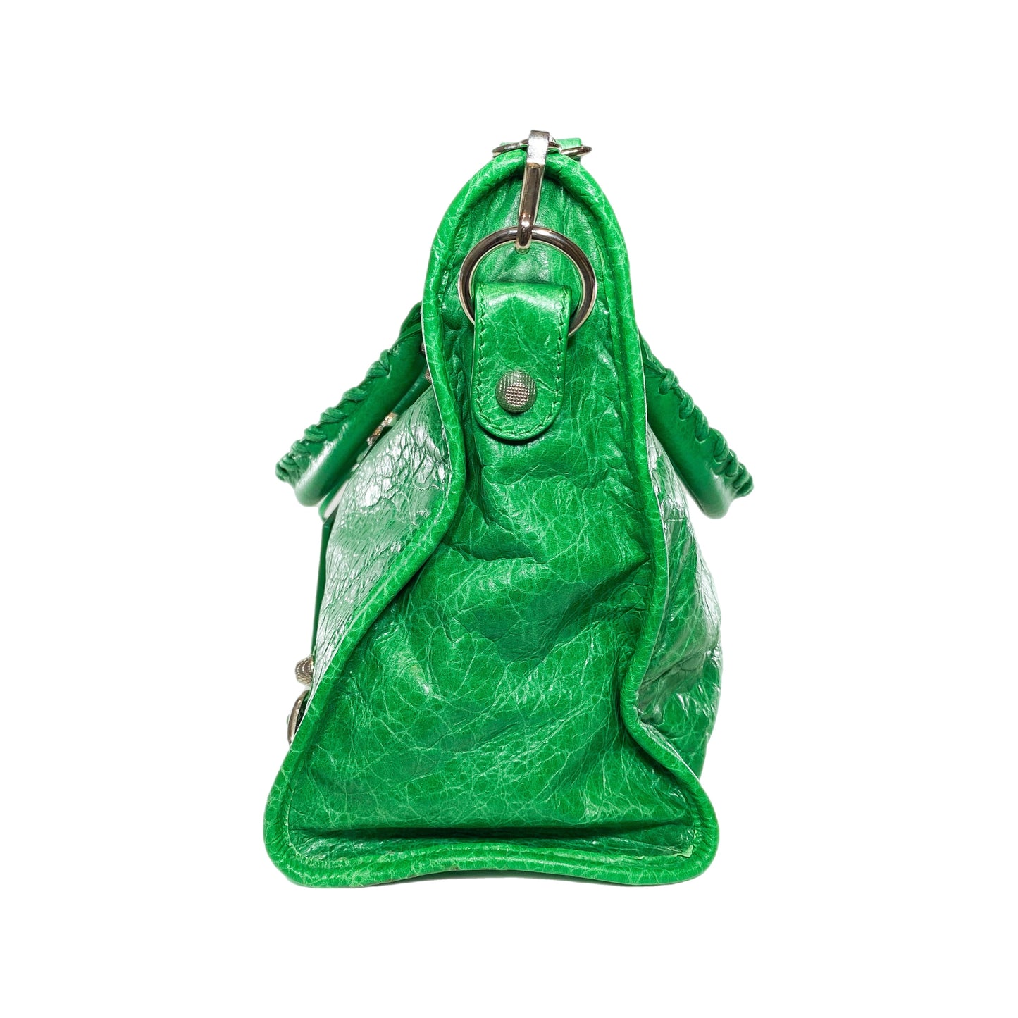 Balenciaga Vert Poker Motorcycle City Bag