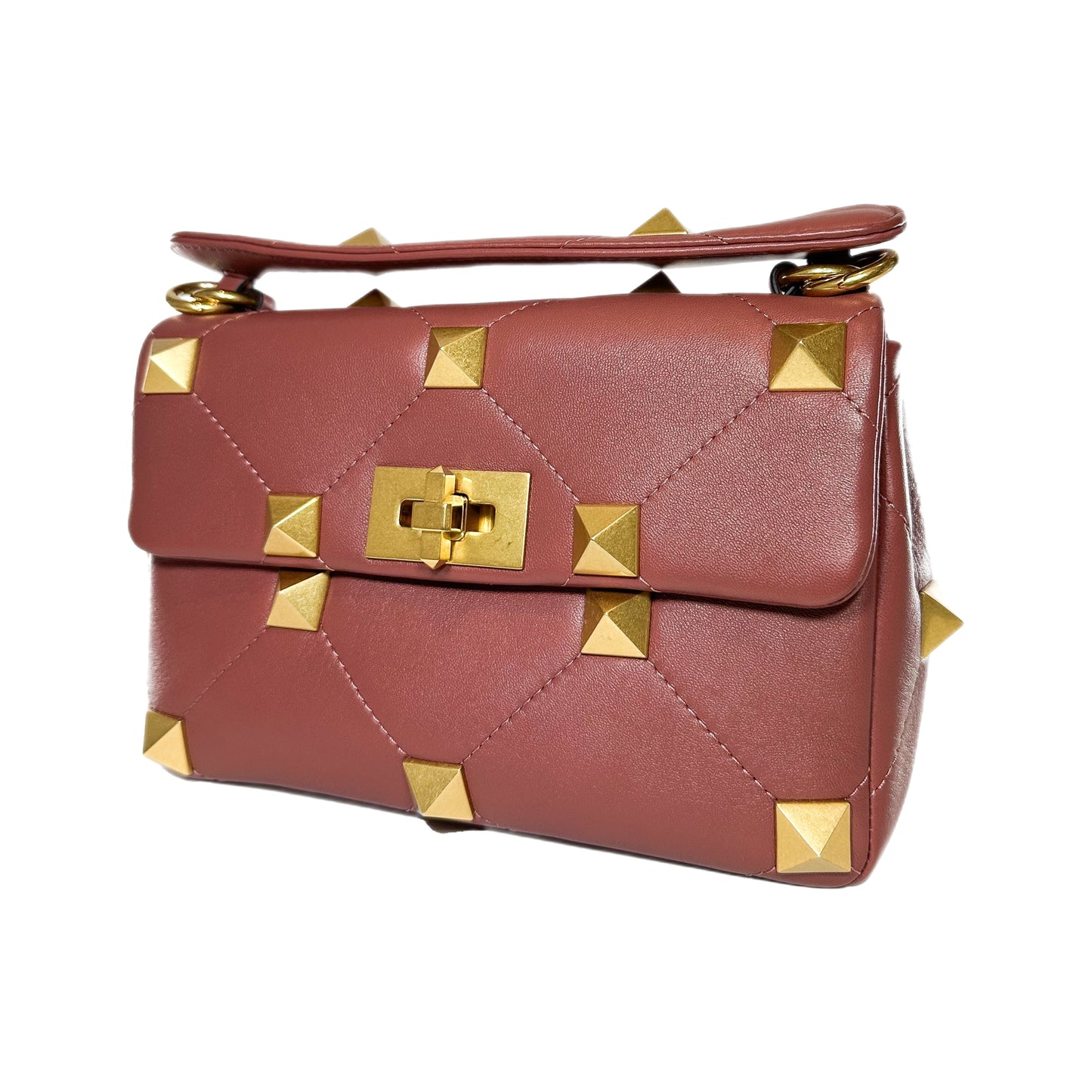 Valentino Gingerbread Roman Stud Flap Bag