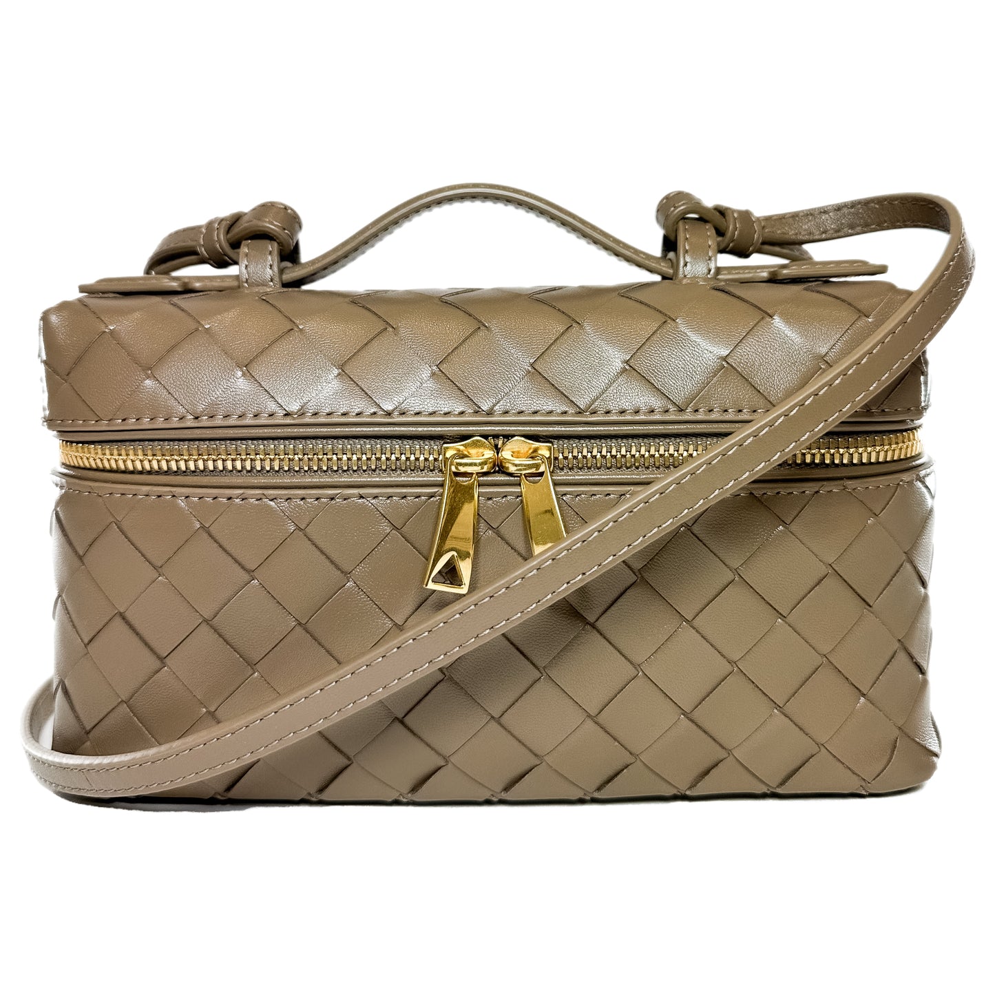 Bottega Veneta Pinecone Intrecciato Bang Bang Vanity Case