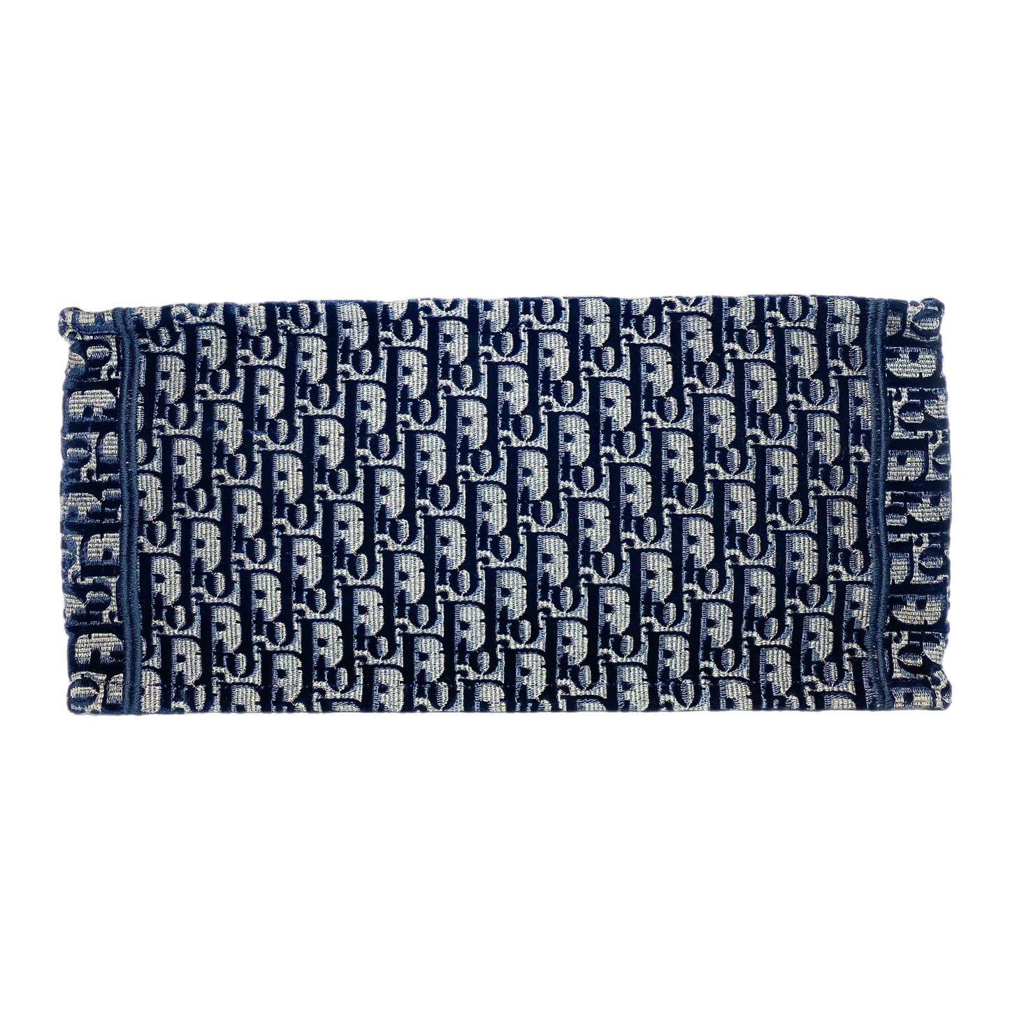 Dior Navy Velour Oblique Book Tote