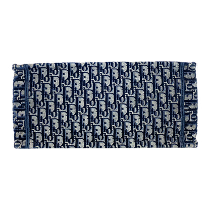 Dior Navy Velour Oblique Book Tote