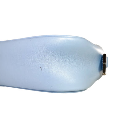 Gucci Light Blue Mini GG Marmont Chain Shoulder Bag