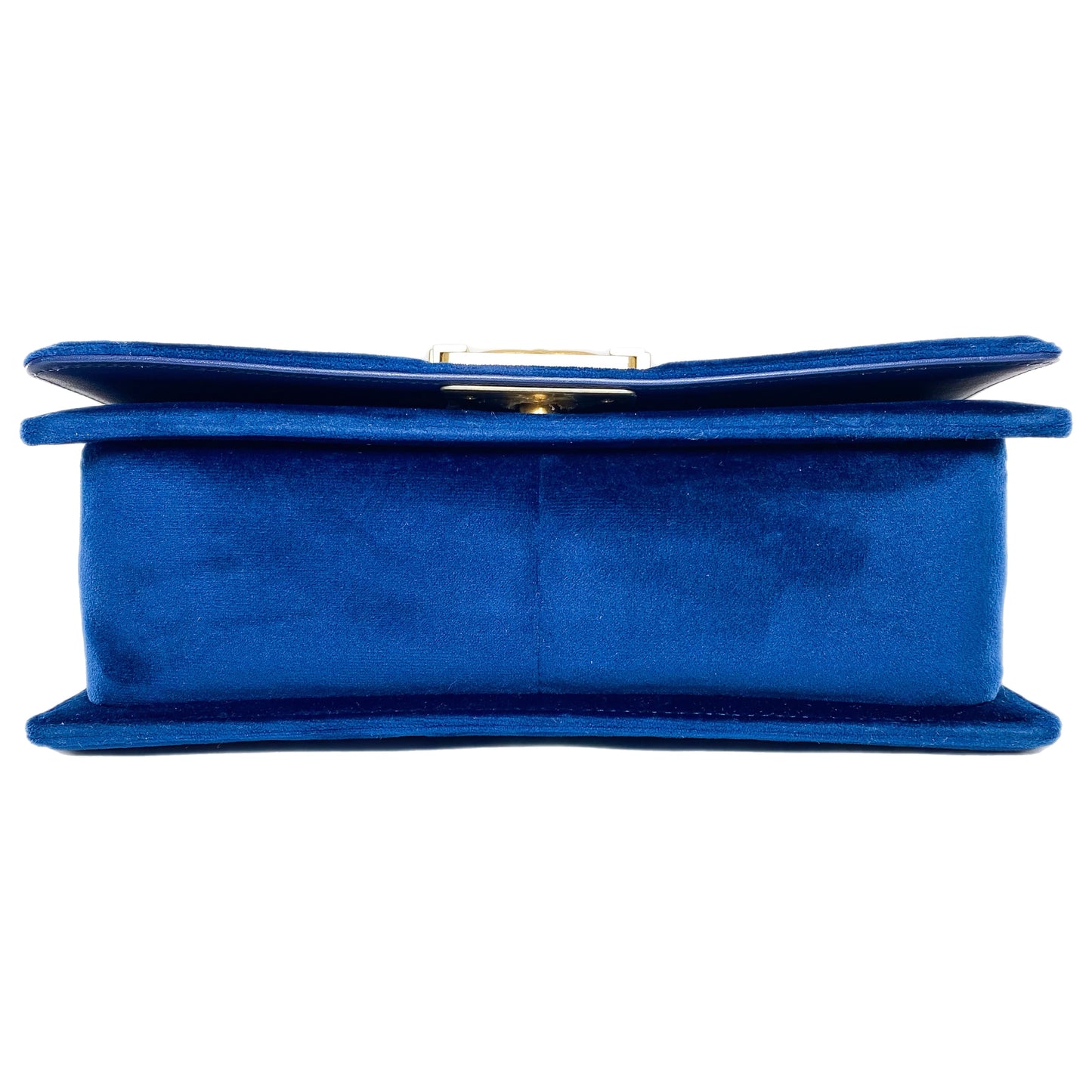 Chanel Royal Blue Velvet Boy Bag