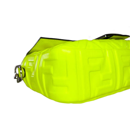 Fendi x Marc Jacobs Neon Yellow Quilted Baguette