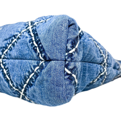 Chanel 22 Small Stitched Denim