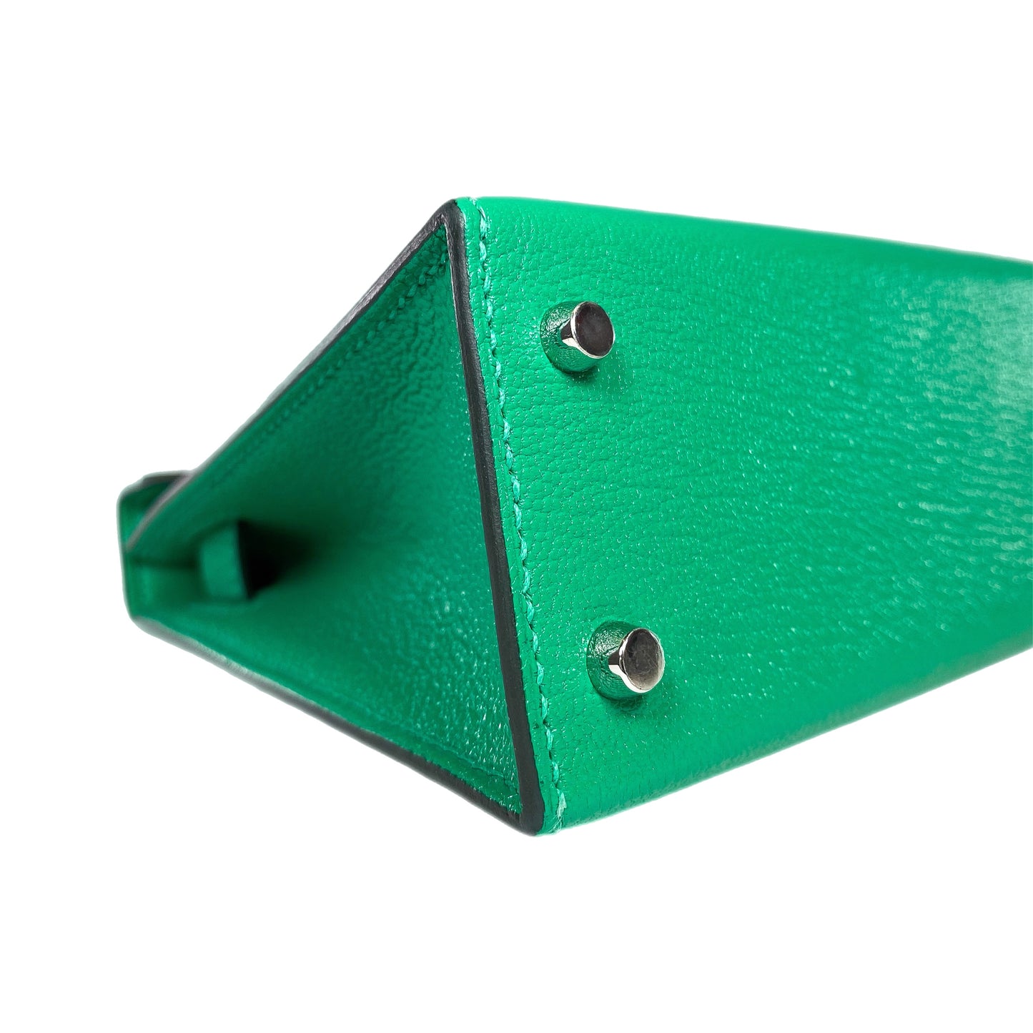 Hermes Mini Kelly 20 Menthe Chevre Palladium Hardware