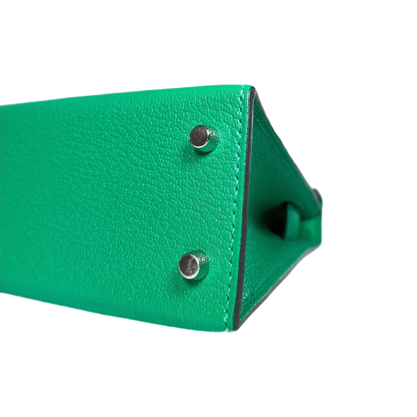 Hermes Mini Kelly 20 Menthe Chevre Palladium Hardware