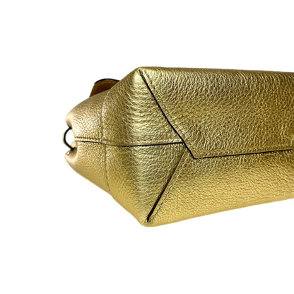 Louis Vuitton Metallic Gold Lockme Mini Backpack