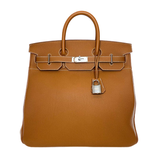 Hermes Birkin 40 HAC Gold Togo Palladium Hardware