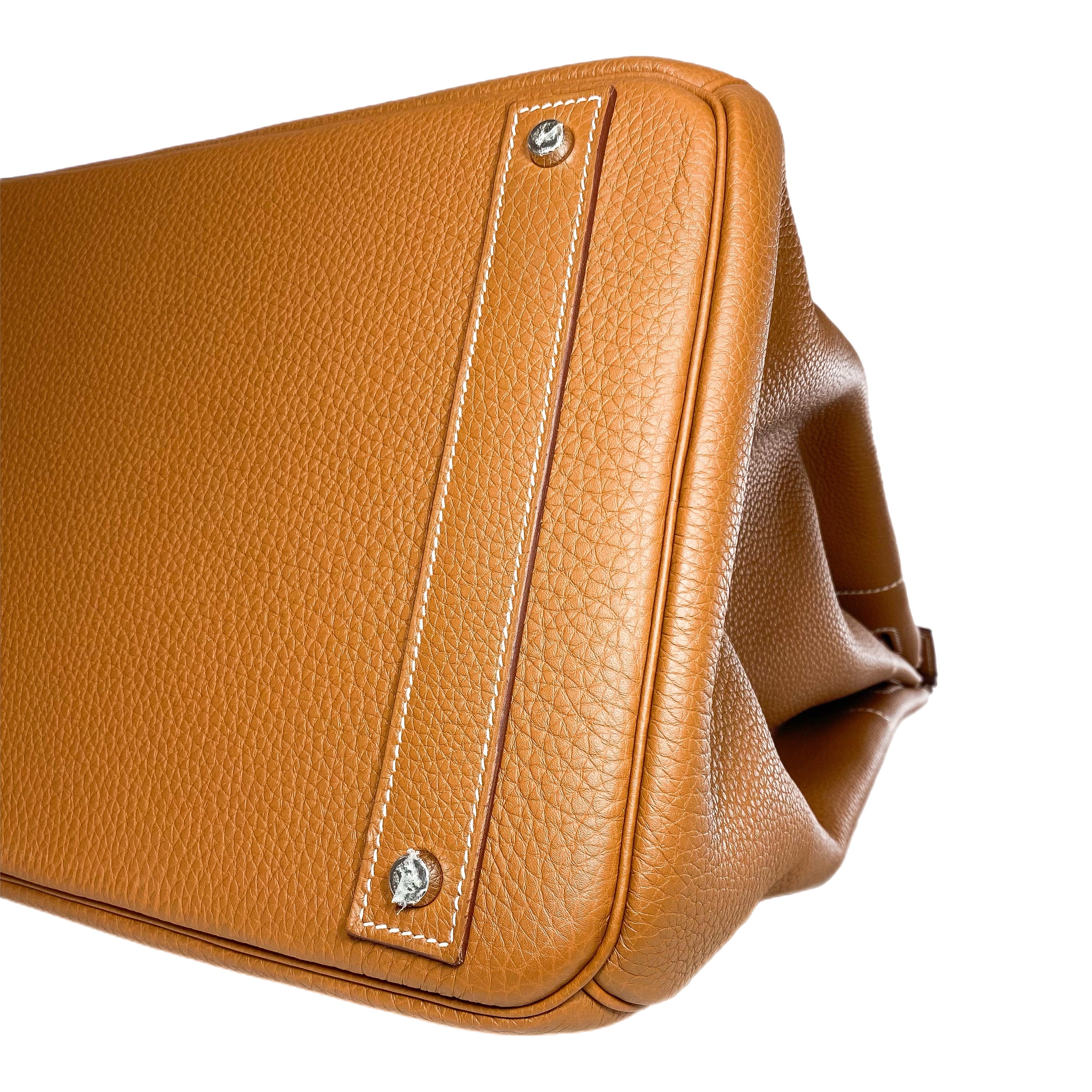 Hermes Birkin 40 HAC Gold Togo Palladium Hardware