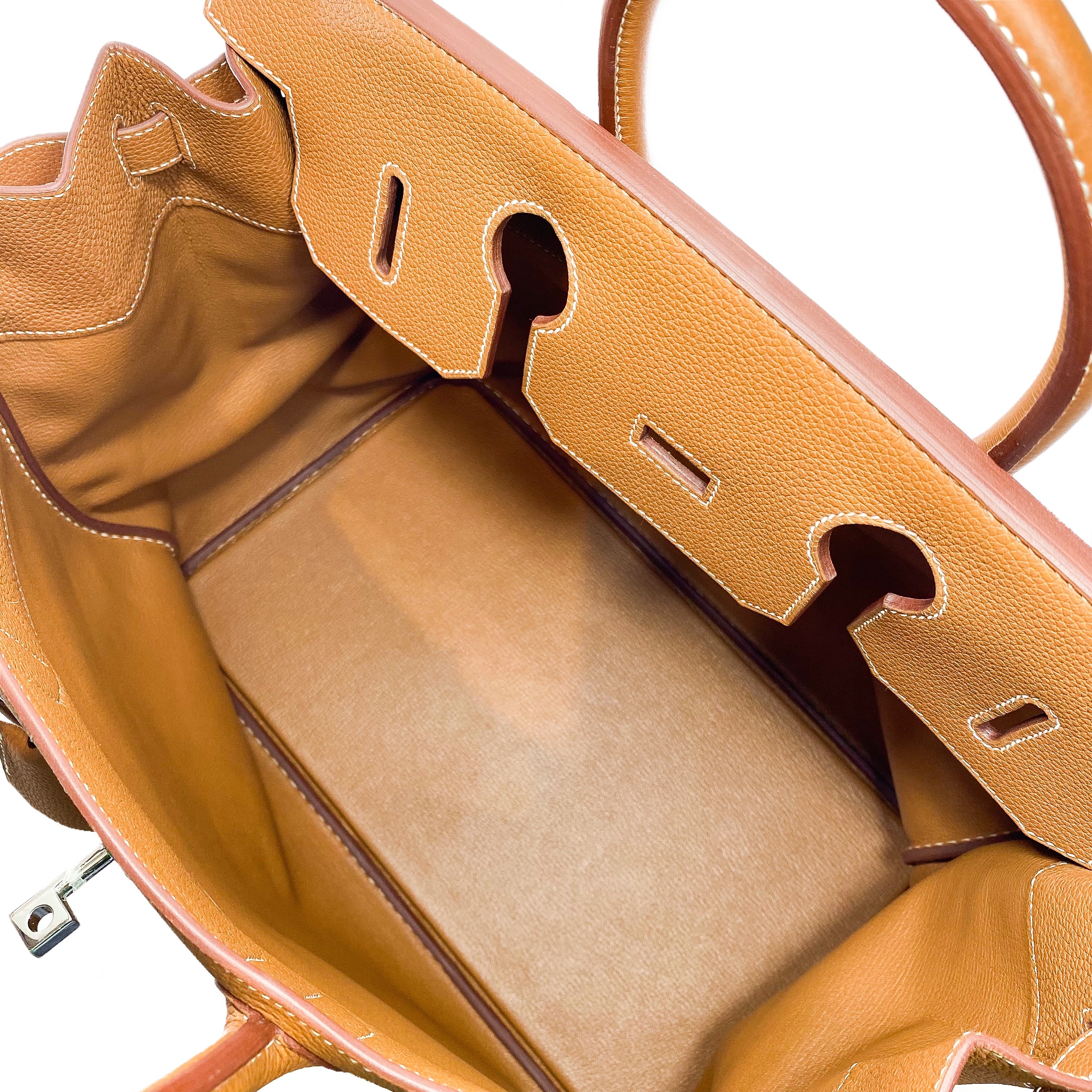 Hermes Birkin 40 HAC Gold Togo Palladium Hardware