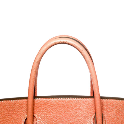 Hermes Birkin 40 Crevette Clemence Palladium Hardware