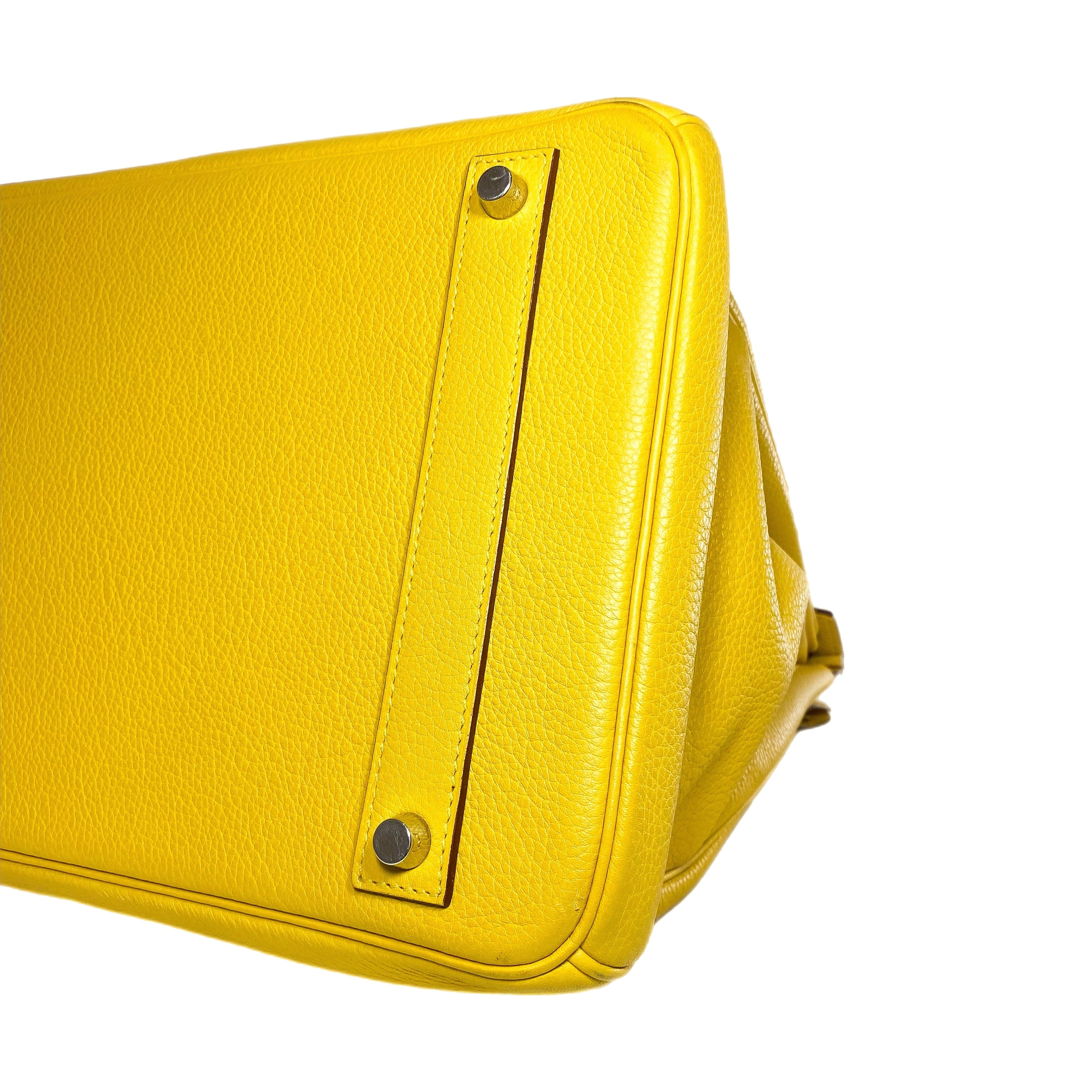Hermes Birkin 40 Soleil Togo Palladium Hardware