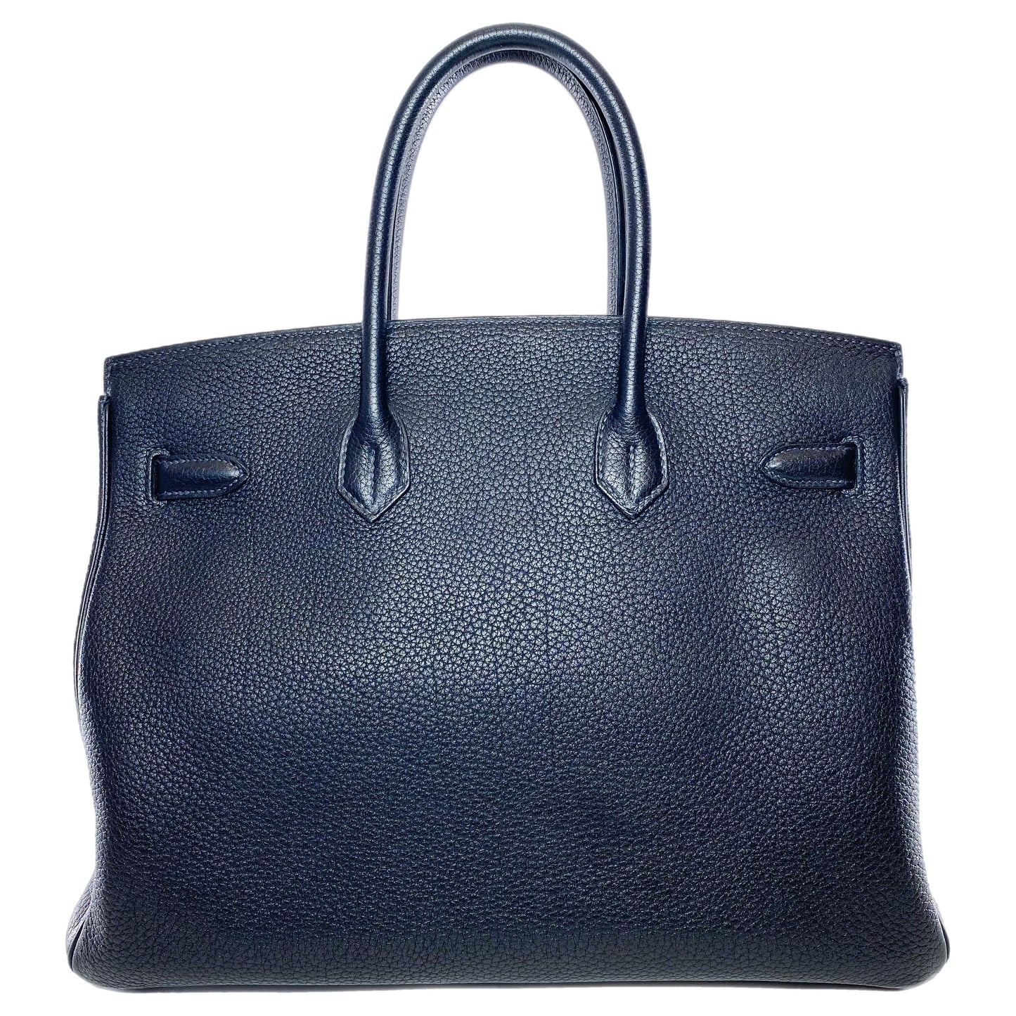 Hermes Birkin 35 Bleu Nuit Togo Gold Hardware