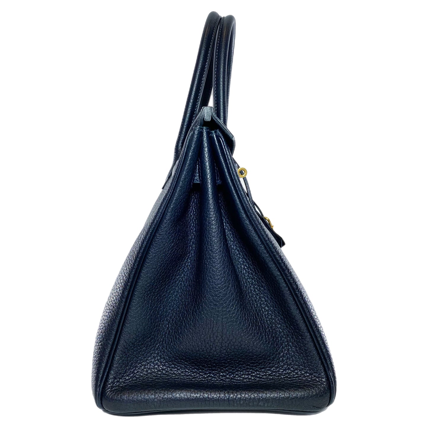 Hermes Birkin 35 Bleu Nuit Togo Gold Hardware