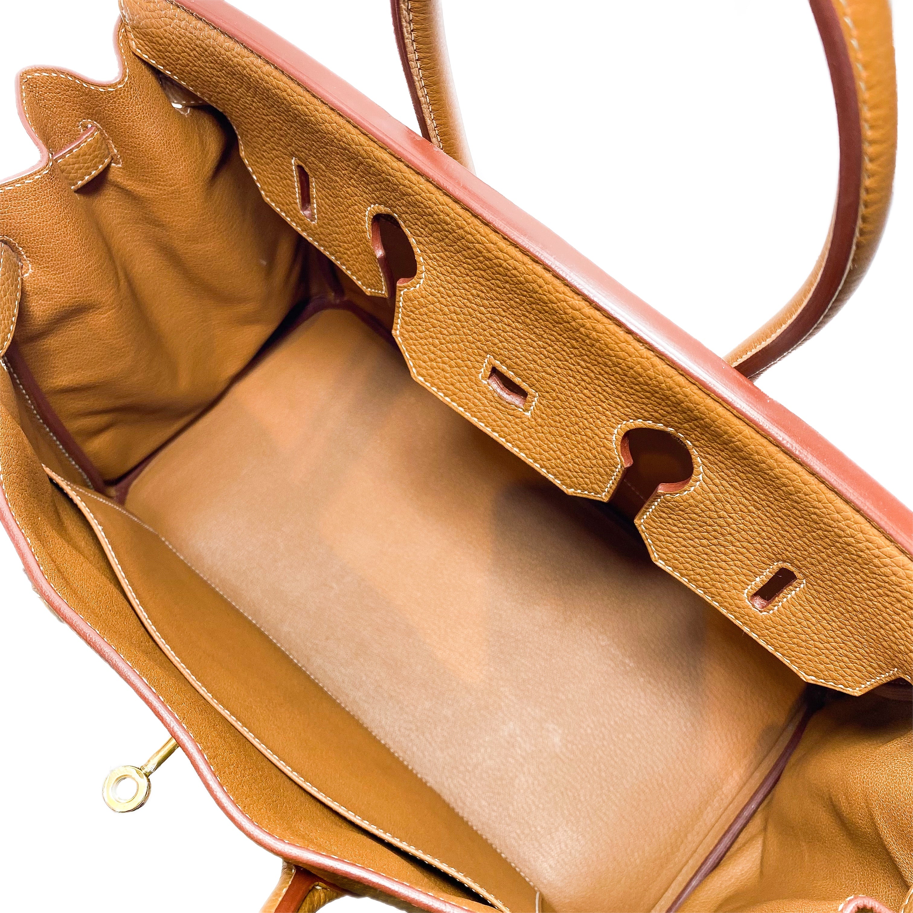 Hermes Birkin 35 Gold Togo Gold Hardware
