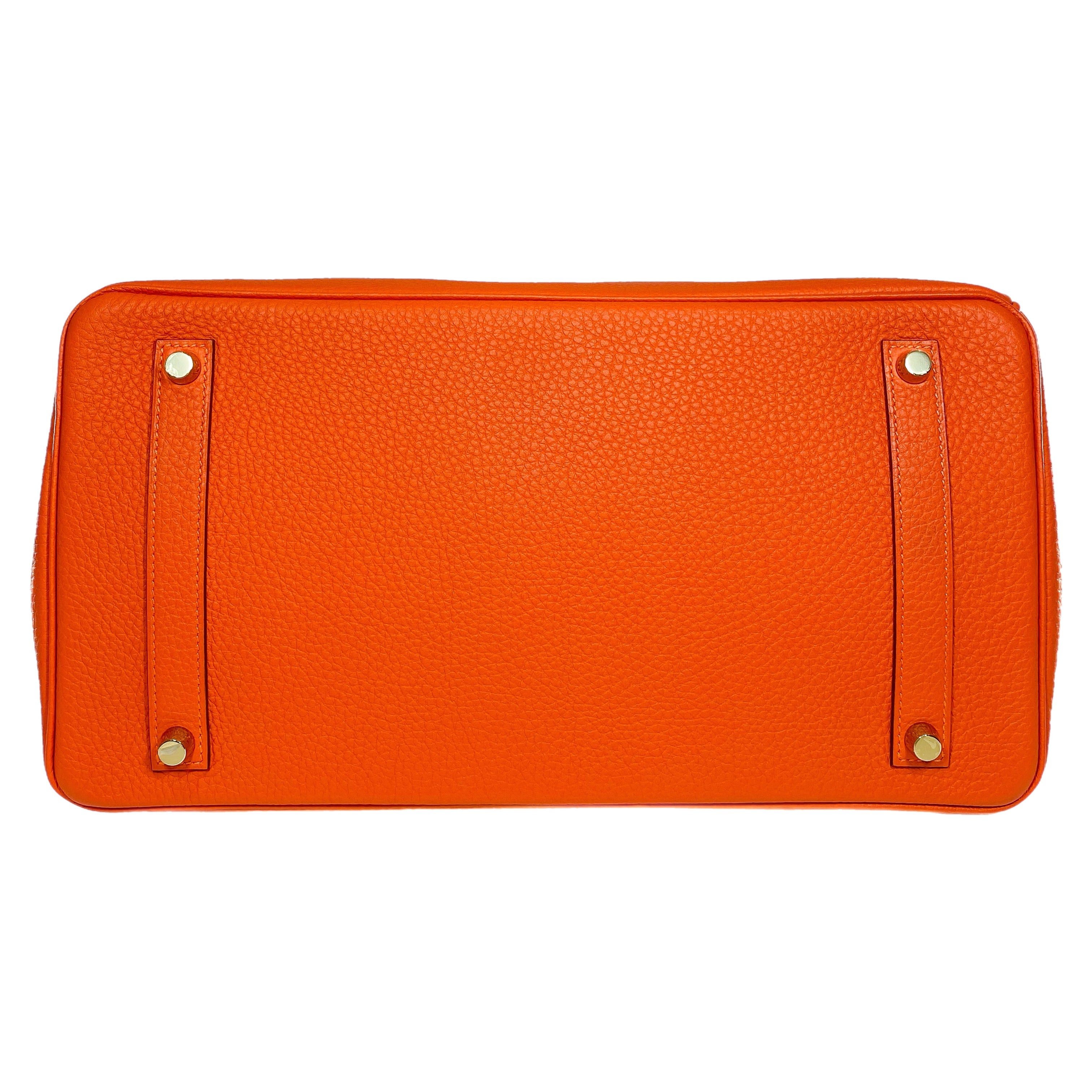 Hermes Birkin 35 Feu Togo Gold Hardware