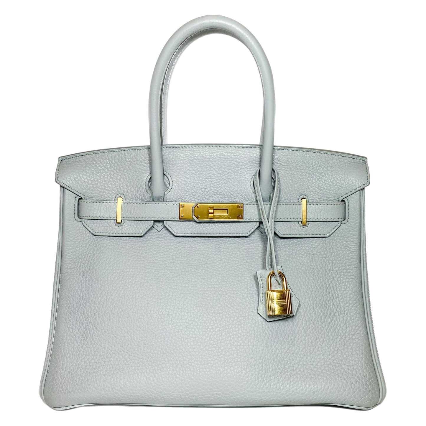 Hermes Birkin 30 Bleu Pale Togo Gold Hardware