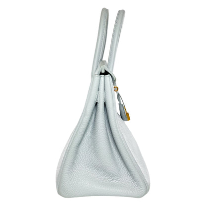 Hermes Birkin 30 Bleu Pale Togo Gold Hardware