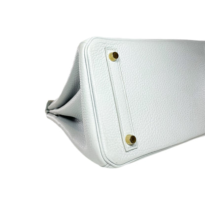 Hermes Birkin 30 Bleu Pale Togo Gold Hardware