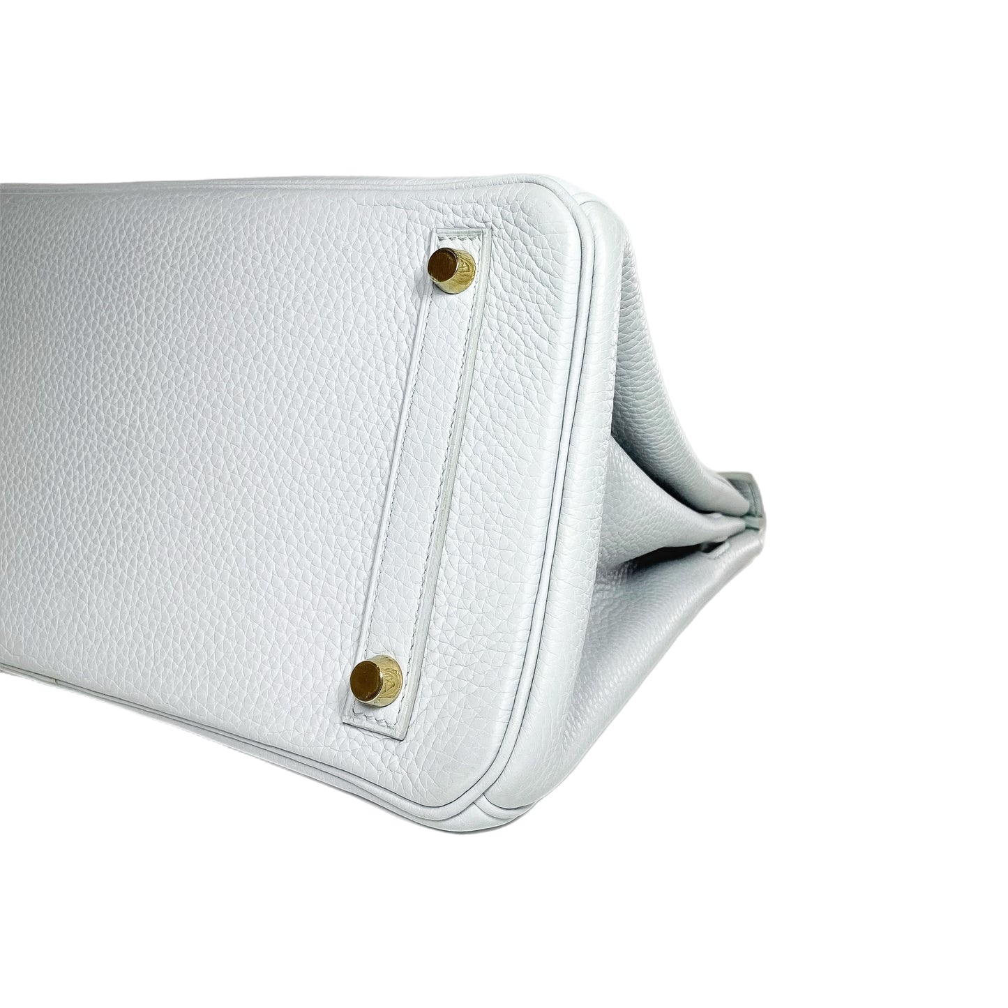 Hermes Birkin 30 Bleu Pale Togo Gold Hardware