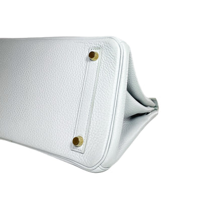 Hermes Birkin 30 Bleu Pale Togo Gold Hardware