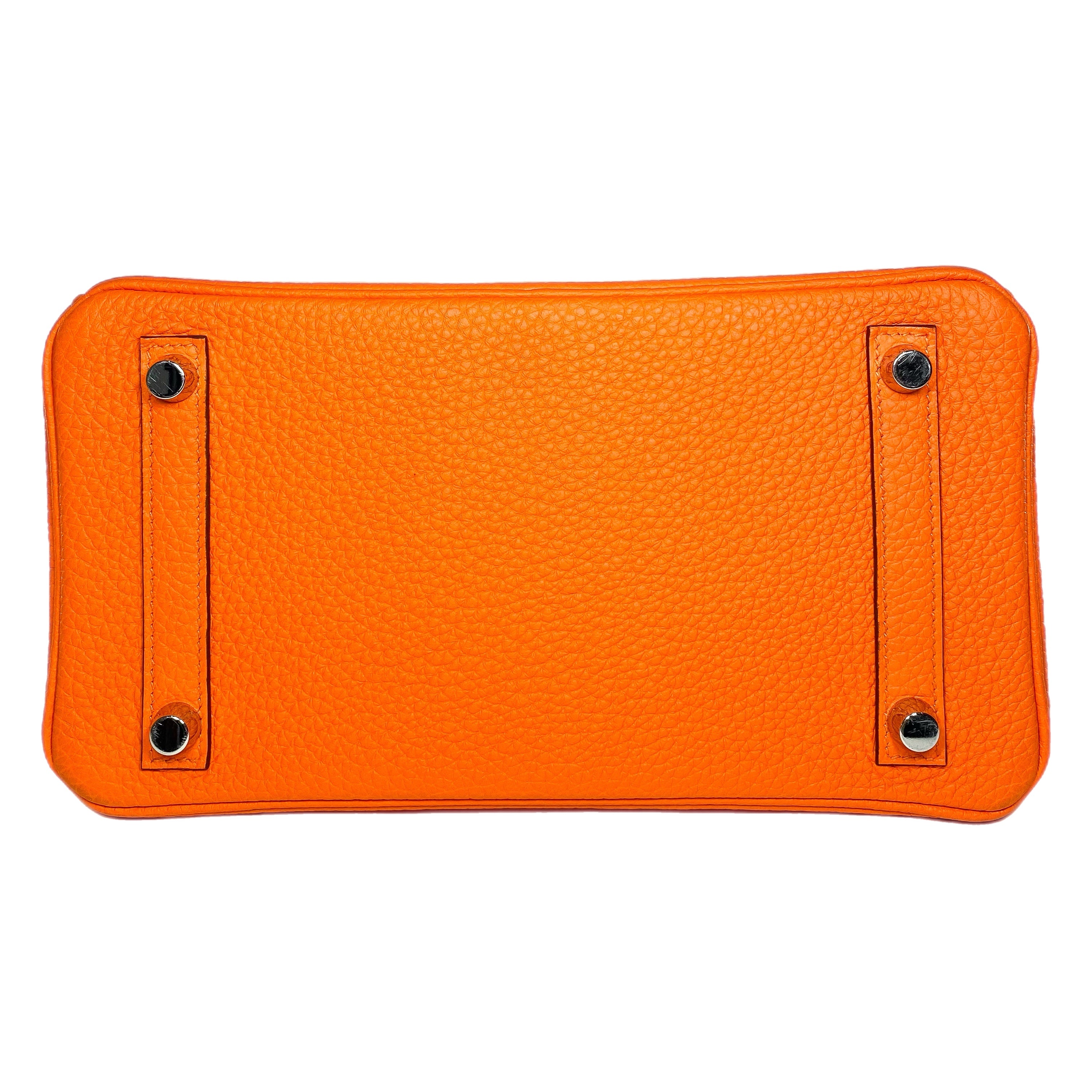 Hermes Birkin 25 Orange Minium Togo Palladium Hardware