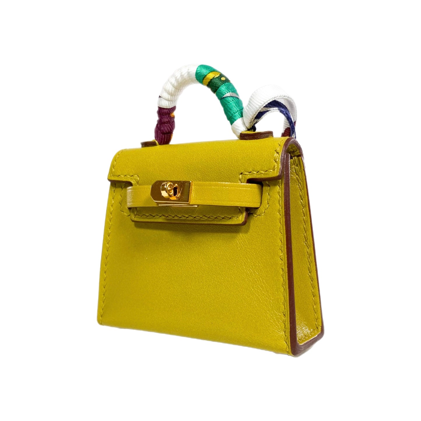 Hermes Kelly Cardamom Twilly Bag Charm