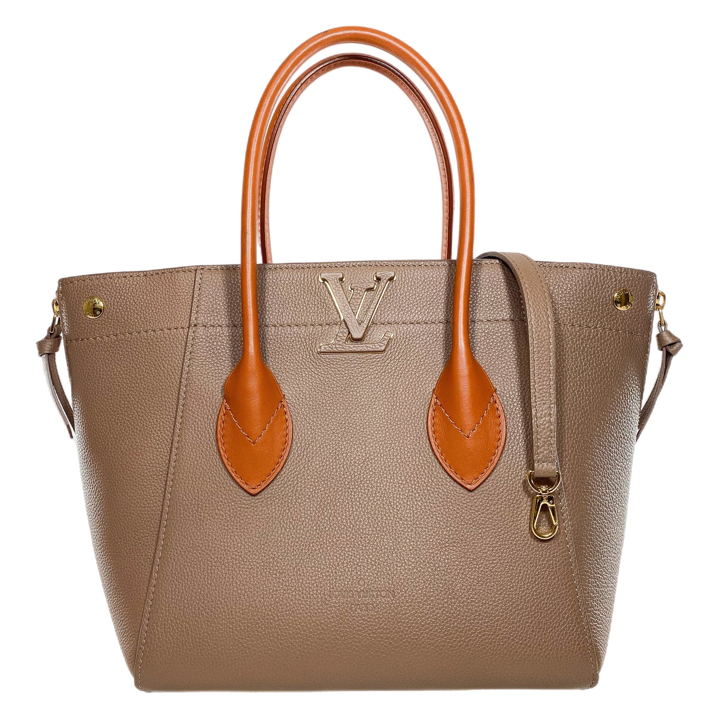 Louis Vuitton Taupe Freedom Tote with Strap