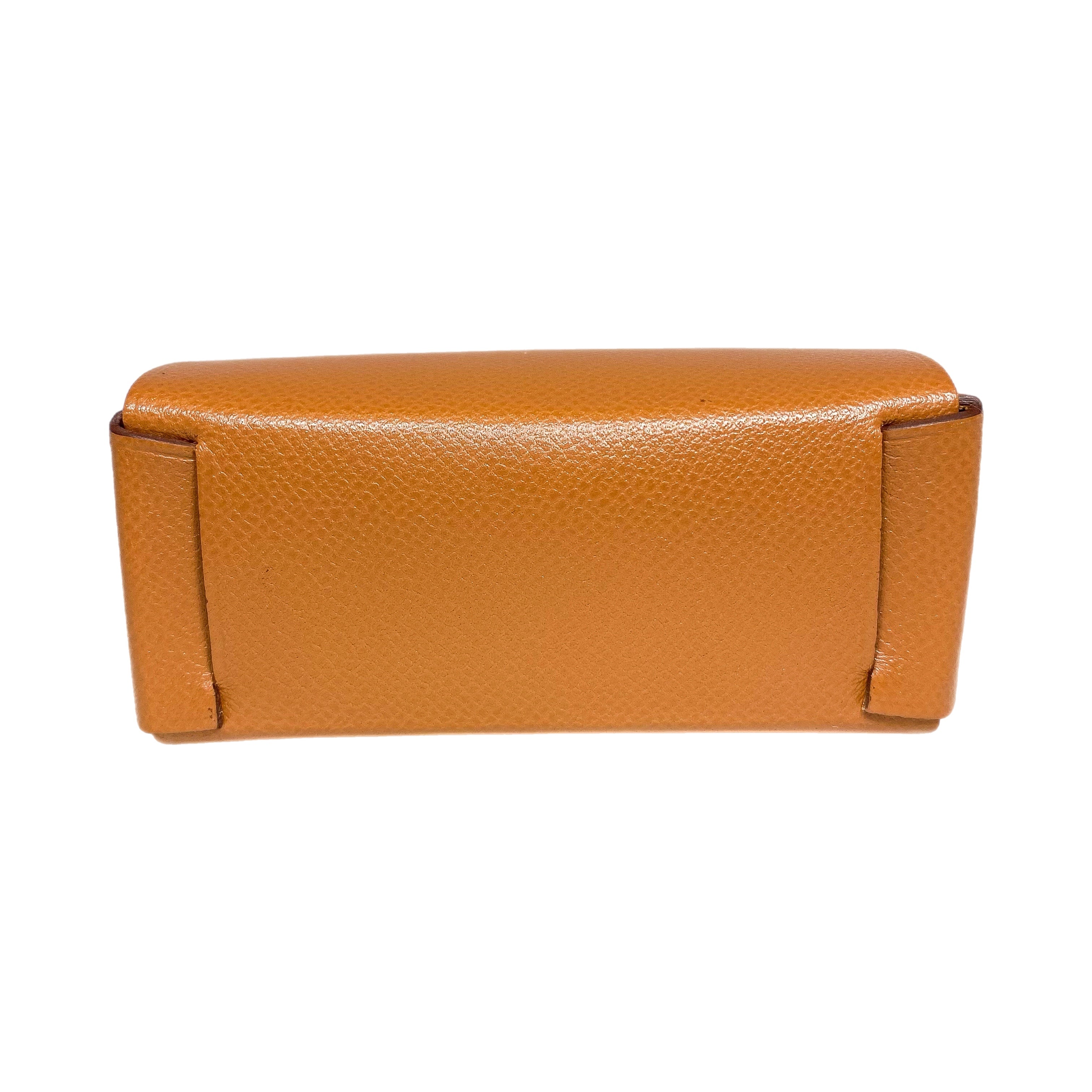 Hermes Gold Lipstick Case with Mirror