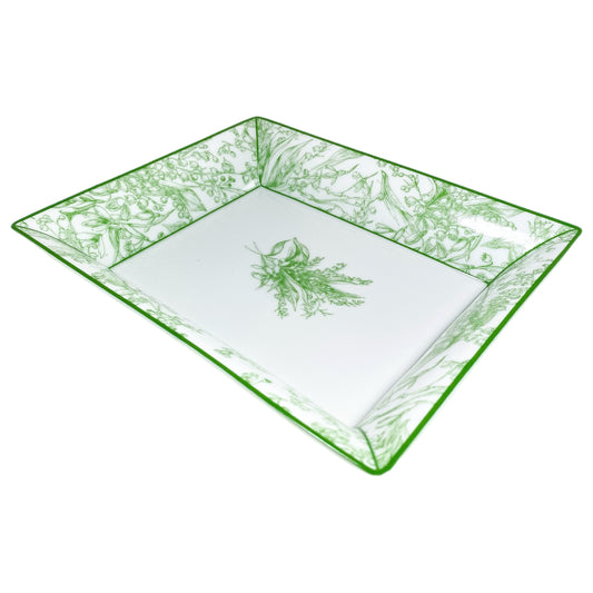 Dior Green Lily of the Valley Trinket Tray