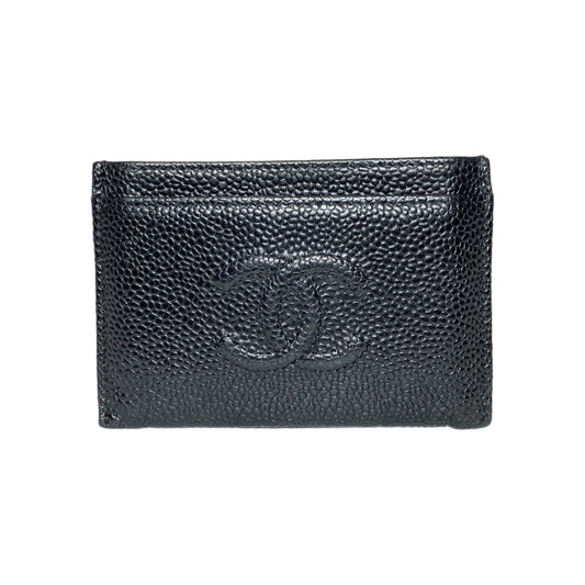 Chanel Black Timeless Card Holder