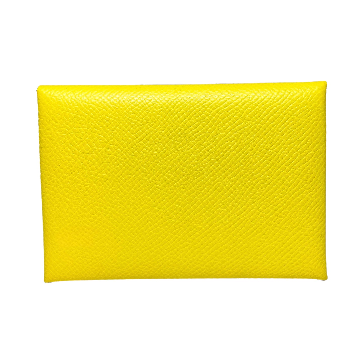 Hermes Jaune de Naples Calvi Duo Card Case