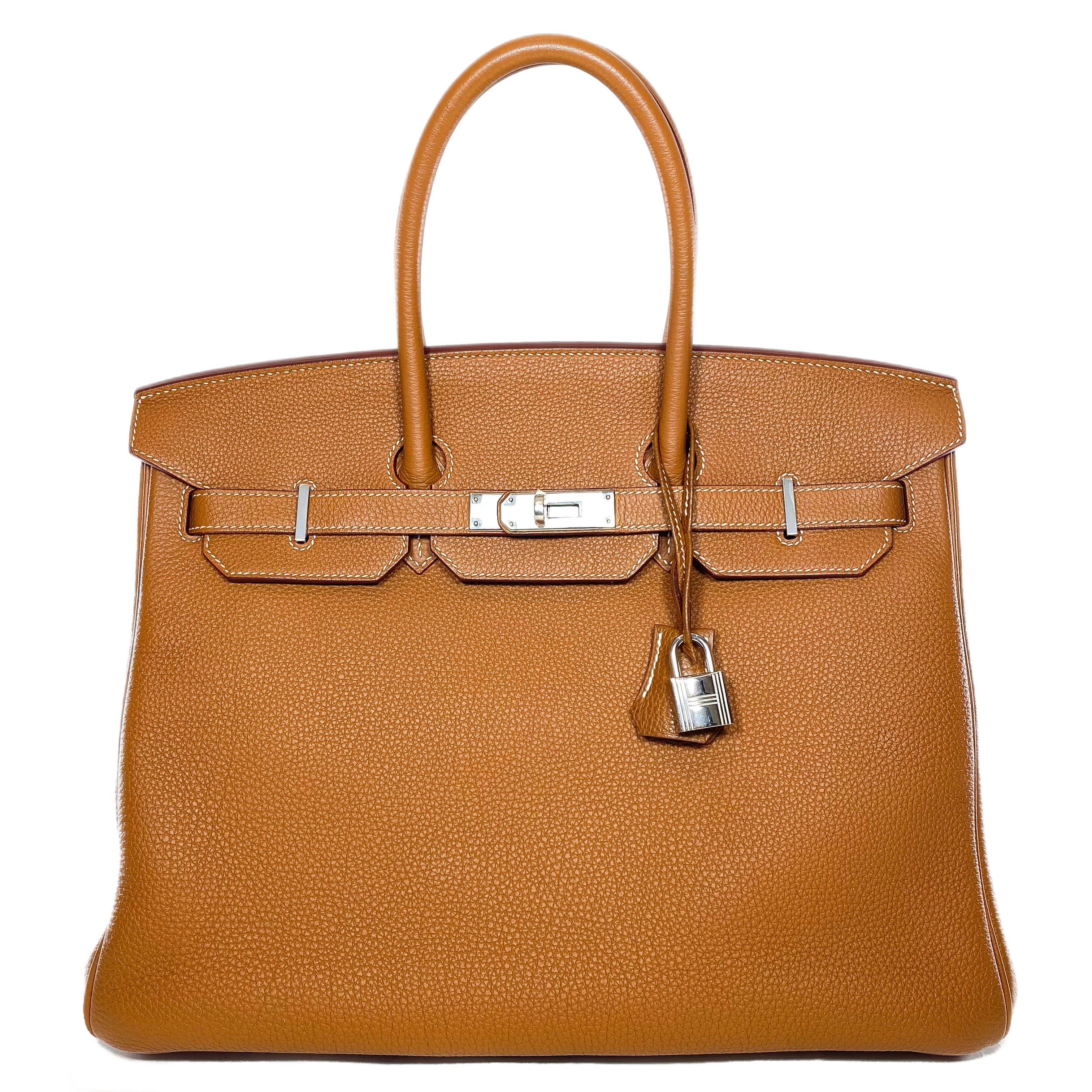 Hermes Birkin 35 Gold Togo Palladium Hardware