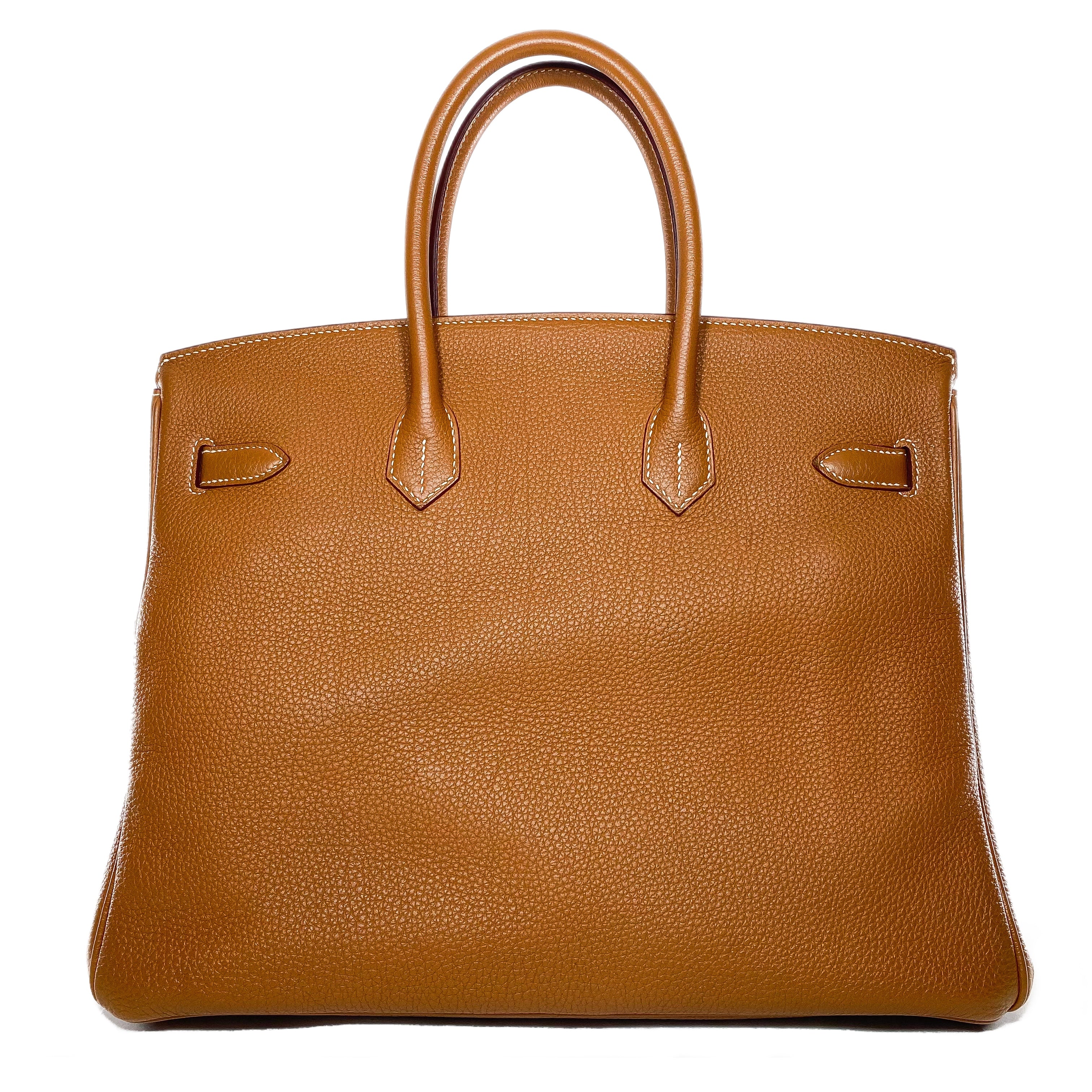 Hermes Birkin 35 Gold Togo Palladium Hardware