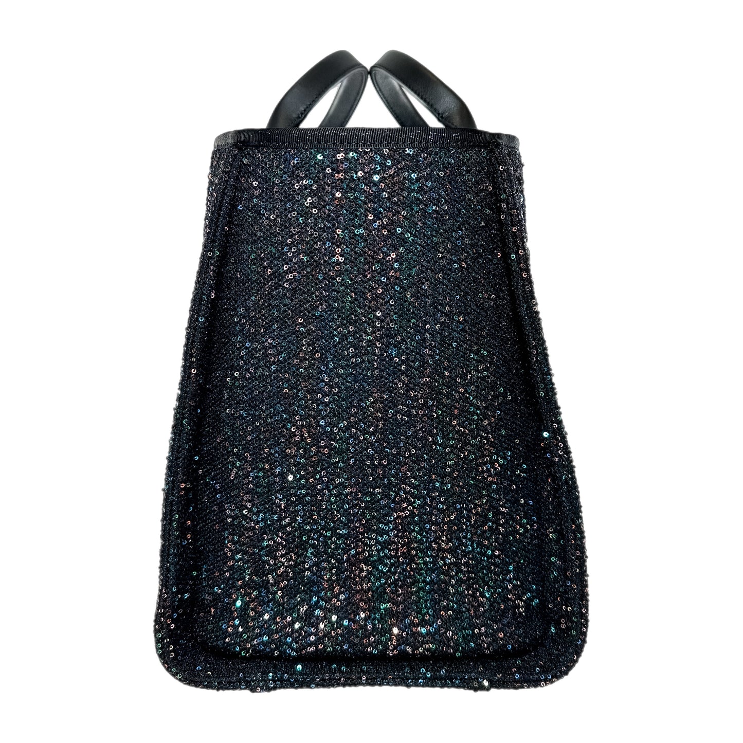 Chanel Black Viscose Sequins Deauville