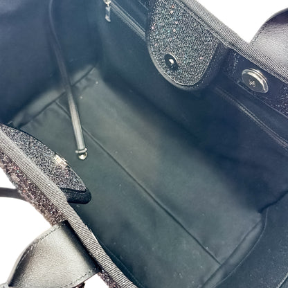 Chanel Black Viscose Sequins Deauville