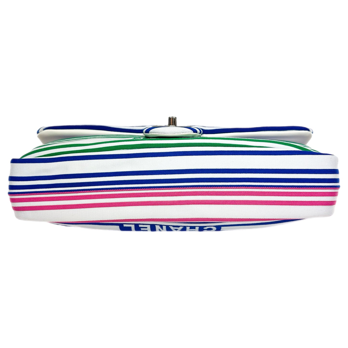 Chanel White Multicolor Venise Biarritz Flap Bag