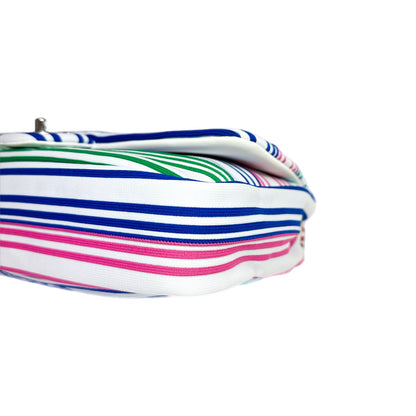 Chanel White Multicolor Venise Biarritz Flap Bag