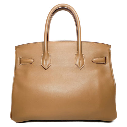 Hermes Birkin 30 Biscuit Swift Palladium Hardware