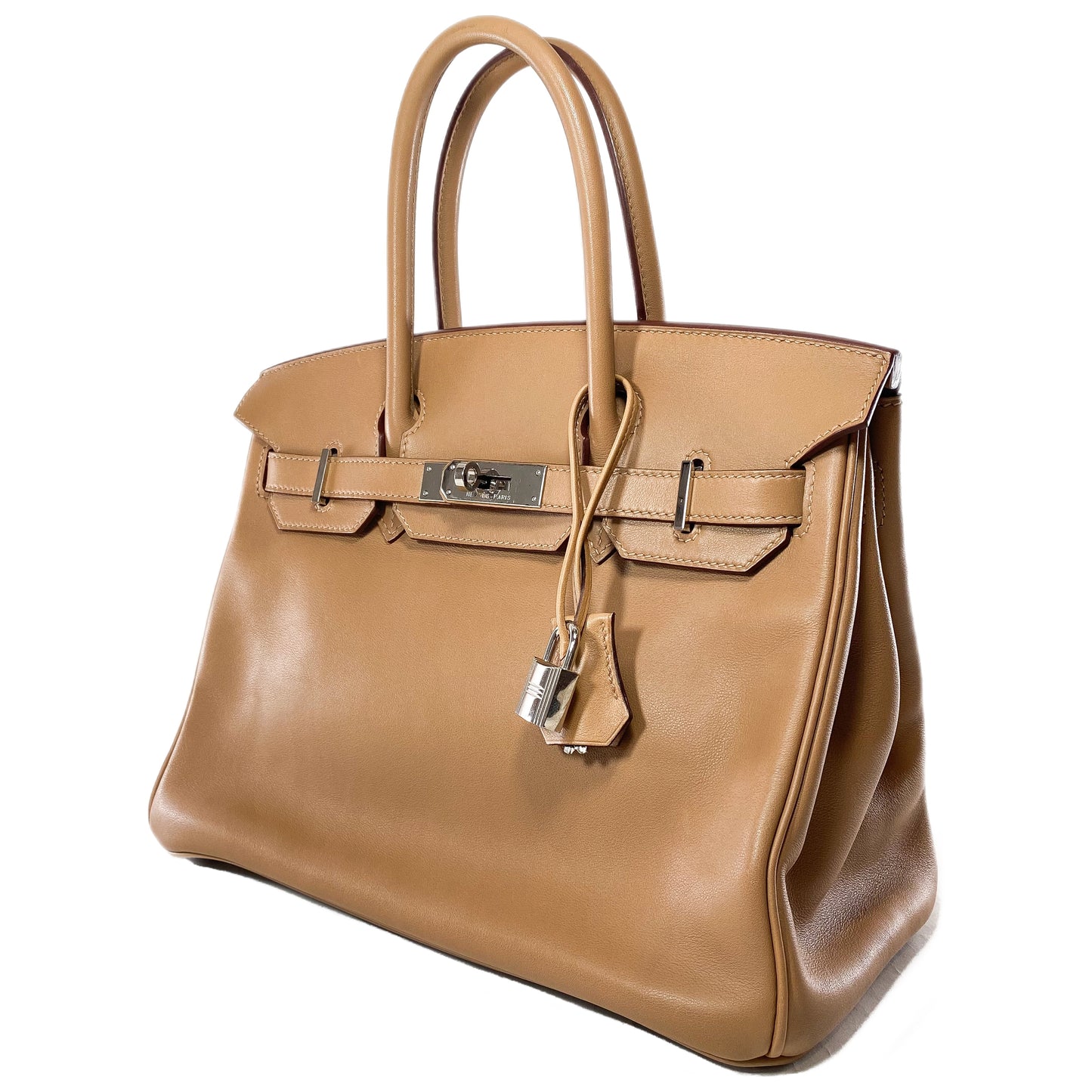 Hermes Birkin 30 Biscuit Swift Palladium Hardware