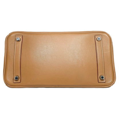 Hermes Birkin 30 Biscuit Swift Palladium Hardware