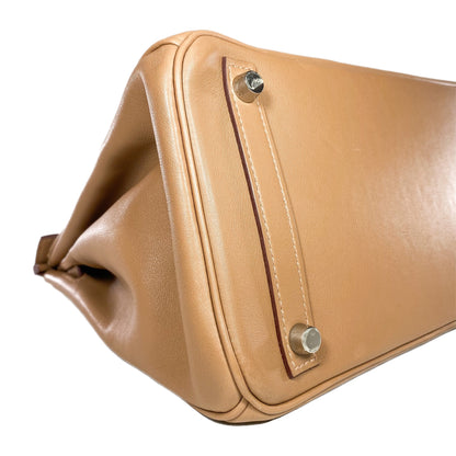 Hermes Birkin 30 Biscuit Swift Palladium Hardware
