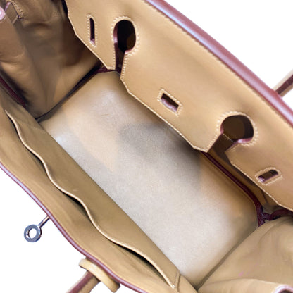 Hermes Birkin 30 Biscuit Swift Palladium Hardware