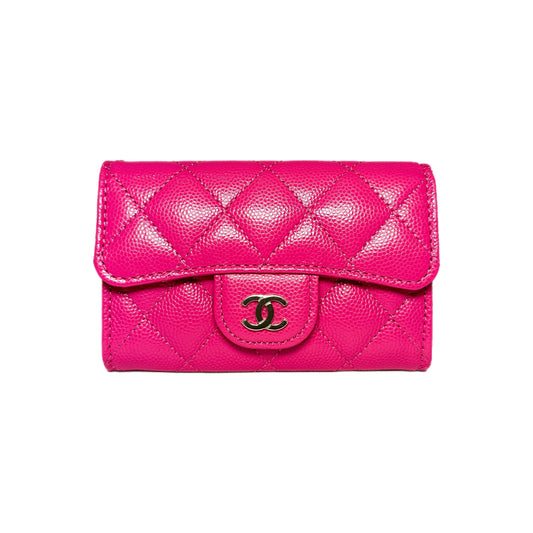 Chanel Pink Compact Wallet