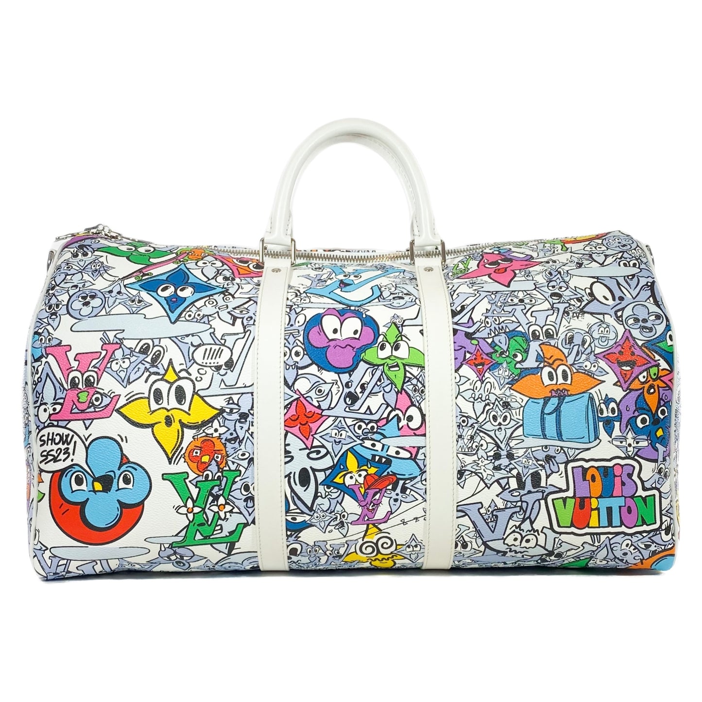 Louis Vuitton Monogram Comics Keepall Bandouliere 50 Multicolor
