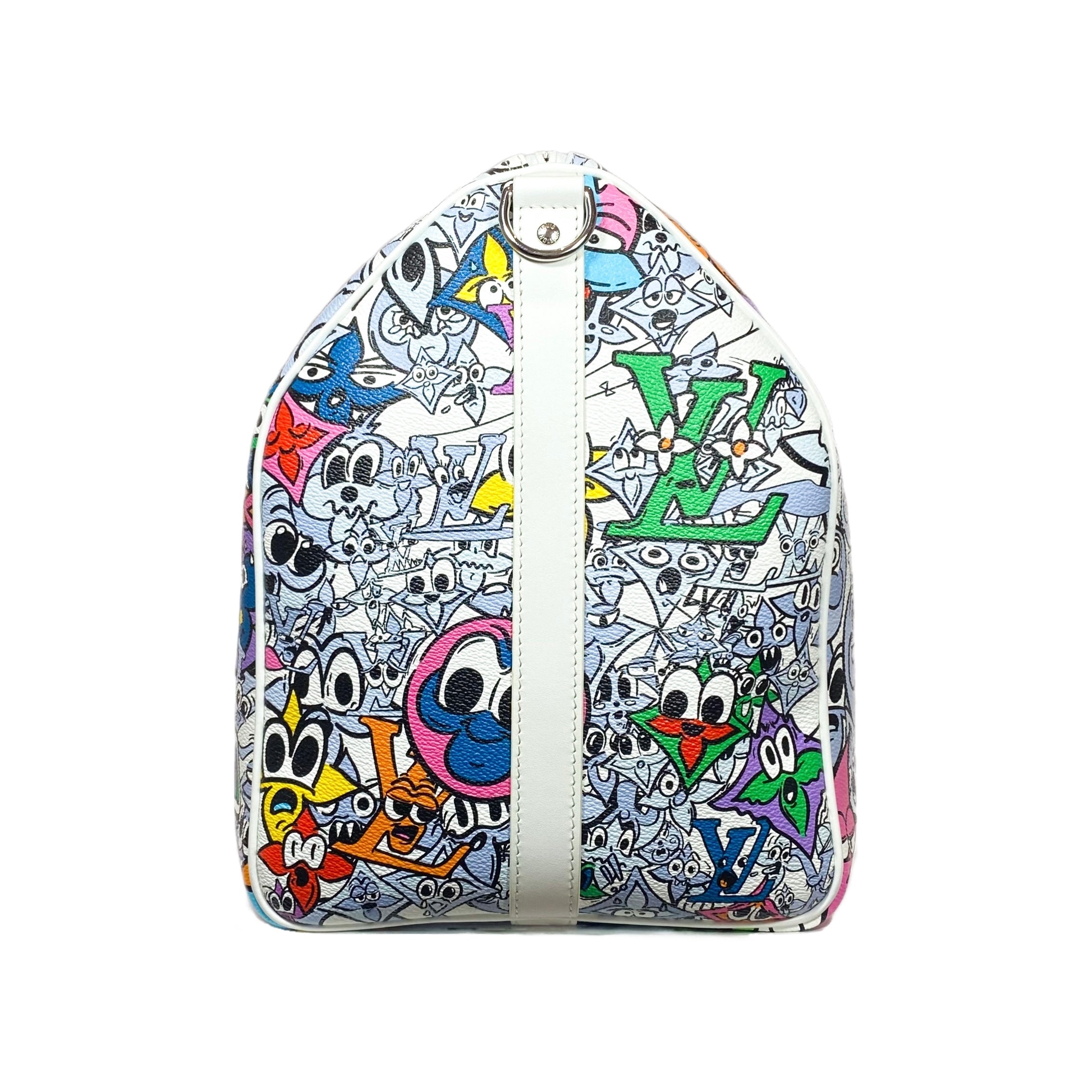 Louis Vuitton Monogram Comics Keepall Bandouliere 50 Multicolor